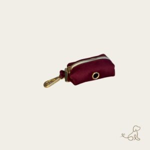QT paws velvet poepzakje bordeaux rood